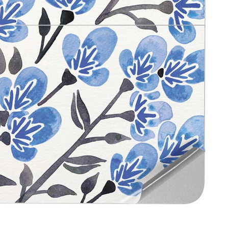 Cat Coq Blue Cherry Blossoms Surface Laptop Studio Skin